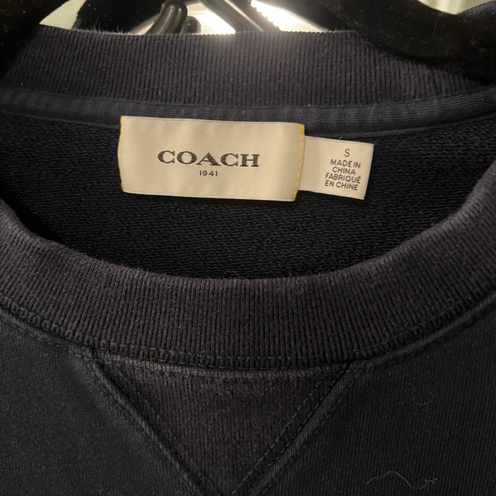 Coach Navy Sweatshirt - Picture 2 of 4
